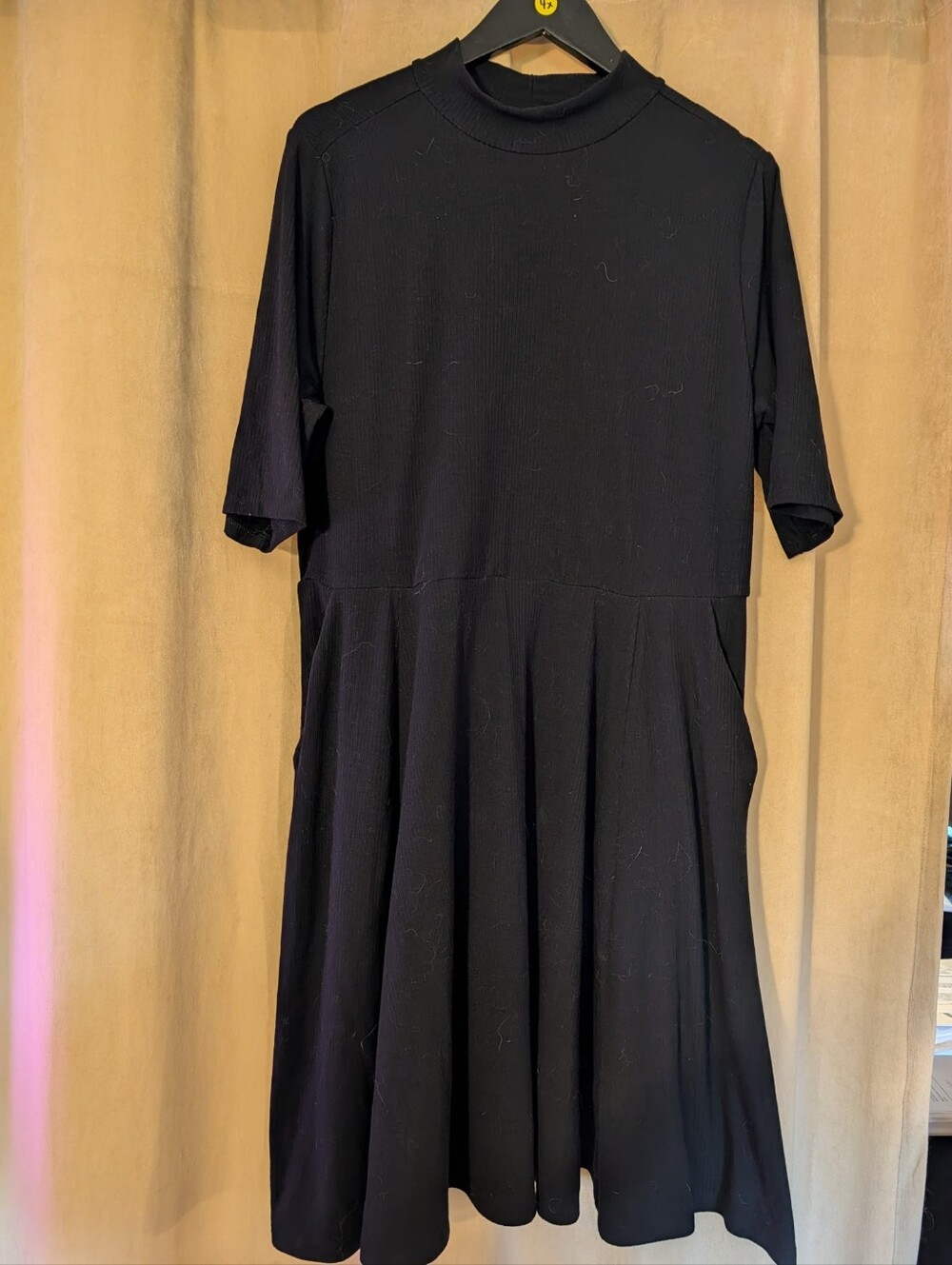 Torrid Super Soft Black Pleated T Dress 2x